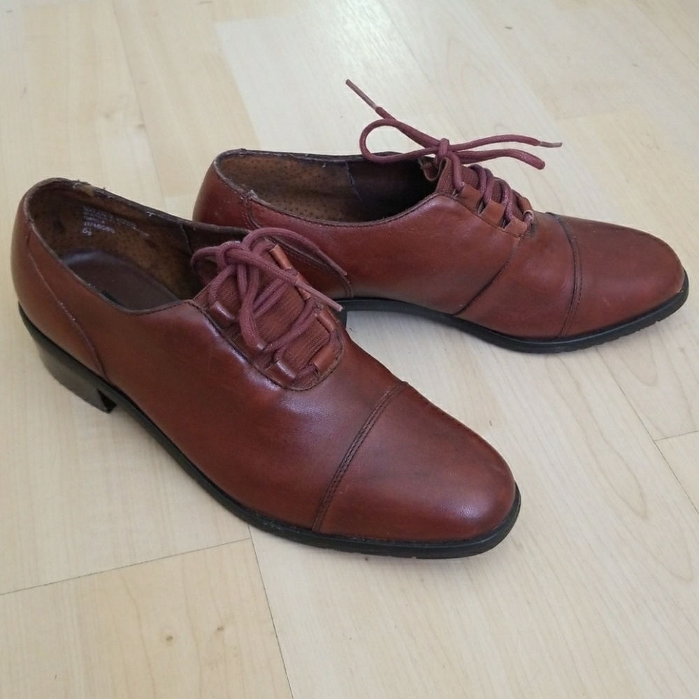 Partners Lace-up Oxfords, 1980s Vintage, Size 6.5